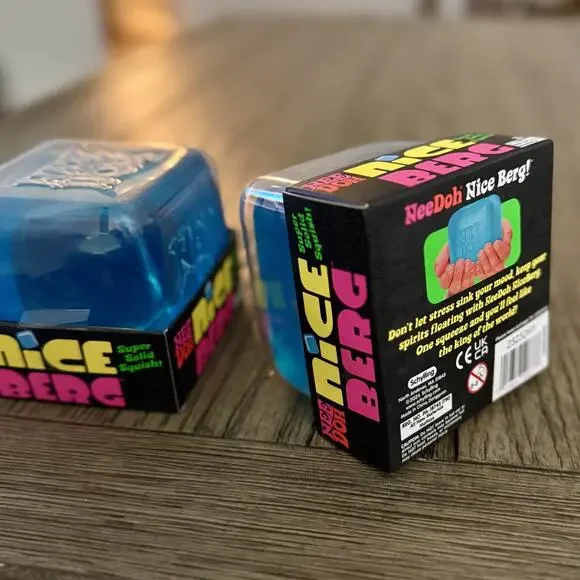 Schylling NeeDoh Nice Berg Satisfying Square Shaped Sensory Fidget Toy New 2026 - Picture 6 of 9